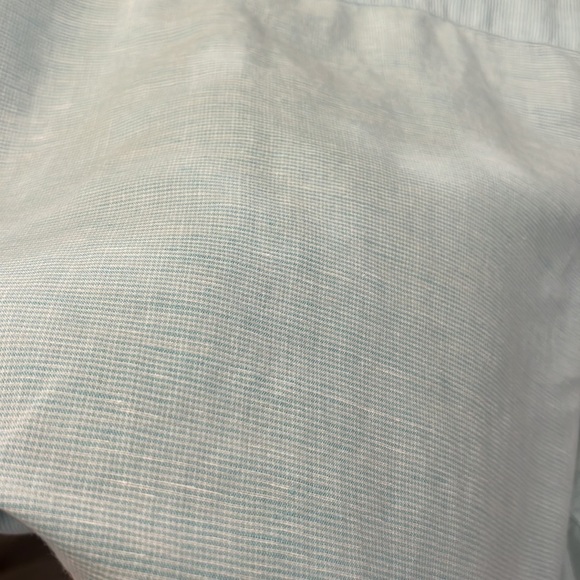 AS NEW BANANA REPUBLIC MEN BUTTON DOWN SHIRT LONG SLEEVES UNTUCKED SLIM … - Picture 9 of 9